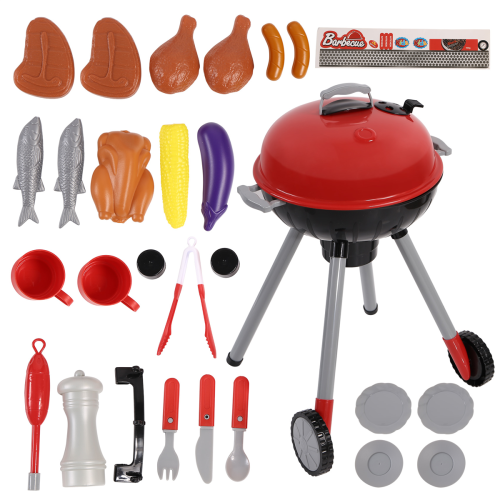 Παιδικά Σετ Παιχνιδιών BBQ Μπάρμπεκιου Ψησταριά Αξεσουάρ Παιχνιδιών Παιδικά