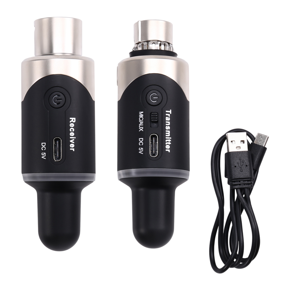 New U801 UHF Wireless XLR Transmitter and Receiver Microphone-image-OPC-PGZ5BBJ-NEW