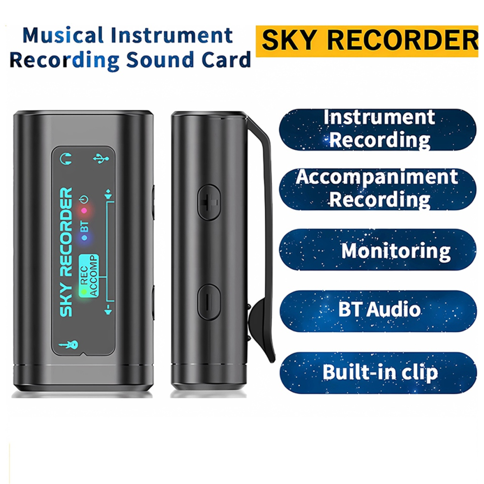 Sky Recorder Sound Card Usb Conversion Interface Plug And Play 4852257285916