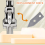 Commercial Can Opener Replacement Knife,Easy to Replace 2pack 4