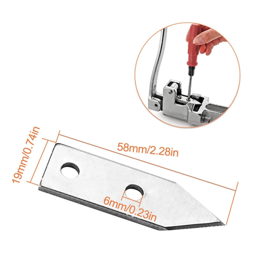 Commercial Can Opener Replacement Knife,Easy to Replace 2pack 2