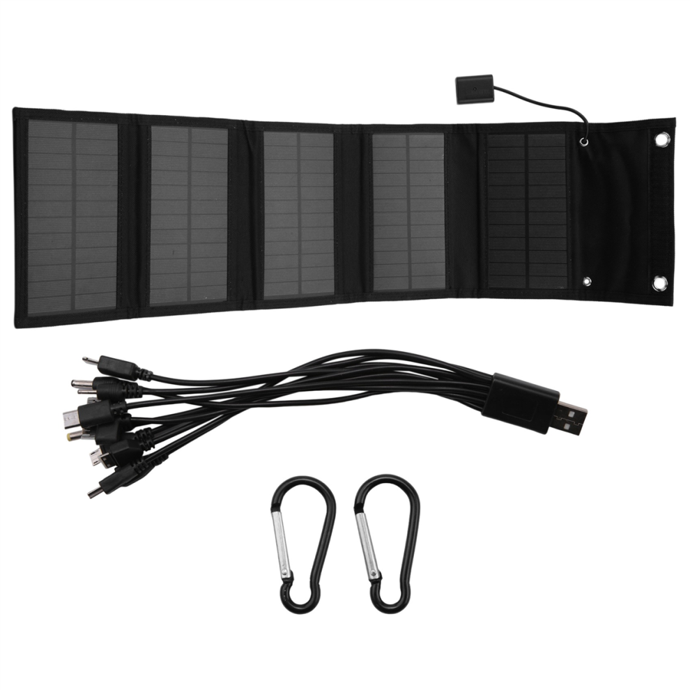 12W Foldable Usb Solar Panel Cell Charger For Mobile Phone Hiking 4852257286562