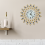 Luxury Wall Clock Metal Decoration (#1 Gold) 7