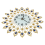 Luxury Wall Clock Metal Decoration (#1 Gold) 2