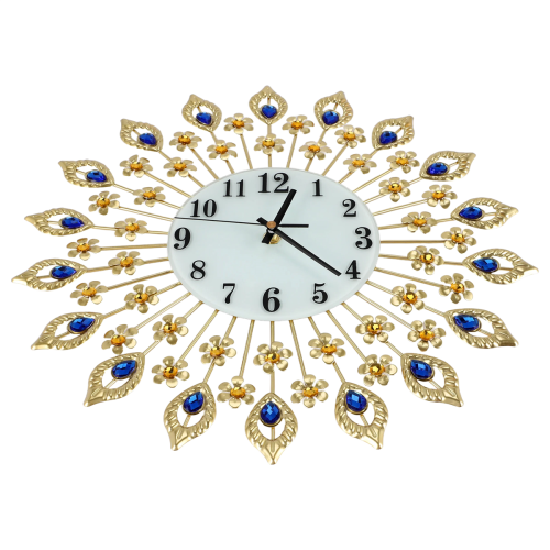 Luxury Wall Clock Metal Decoration (#1 Gold) 1