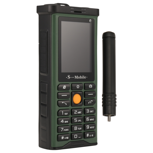 Antena robusta para celular, grande potência, longa espera, verde 2