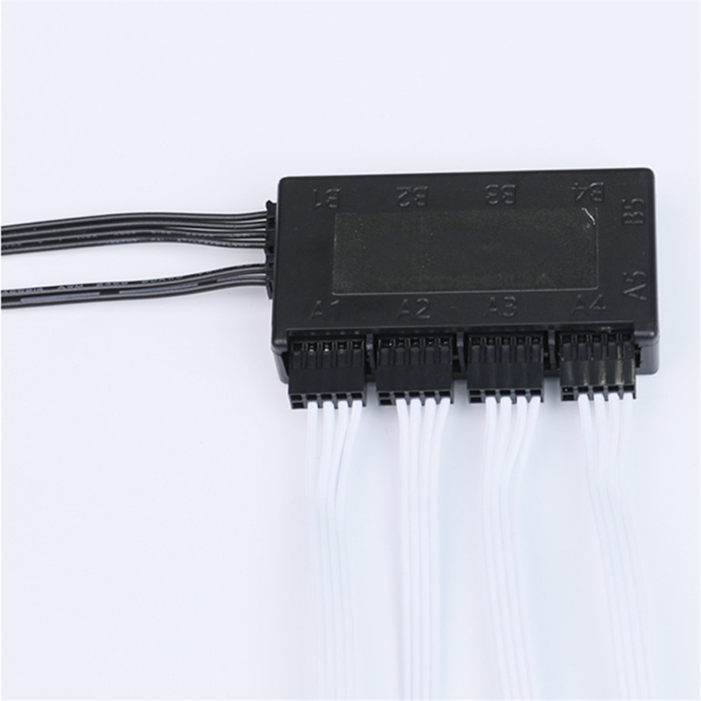 Usb2.0 9Pin Header Extension Hub Splitter Adapter White 4852257286579