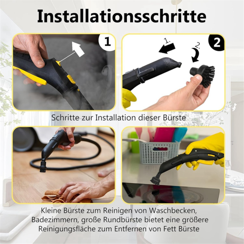 12 τεμάχια για εξαρτήματα ατμοκαθαριστή Karcher Easyfix SC1 SC2 SC3 SC4 SC5 2