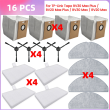 Voor TP-Link Tapo RV30 Max Plus Onderdelen Stofzak Hepa Filter Zijborstel