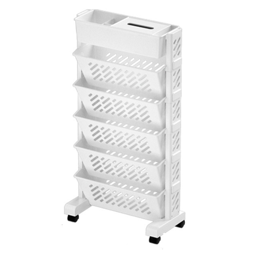Bookshelves Multi-Layer Shelves Desktop Storage Baskets 6 layers-image-OPC-PGZ5DSG-NEW