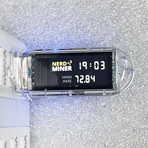 Mini USB Mining Machine NerdMiner V2 74KH/S USB BTC Crypto Miner 2