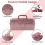 Glitter Pink & Craft Tool Storage Box,3-Layer Stackable Carry Tackle 2