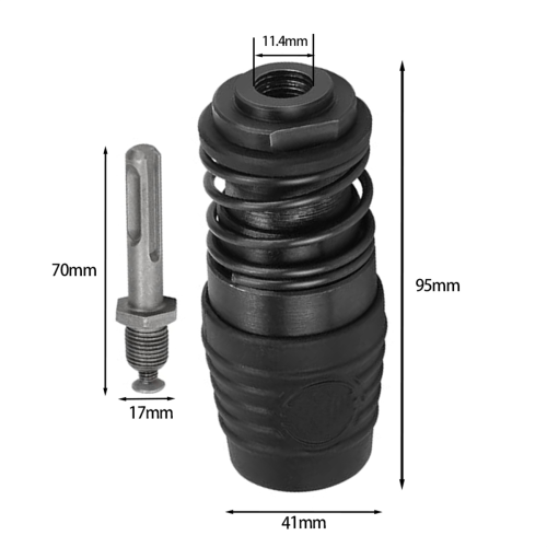 Adaptateur SDS-Plus vers SDS-Max pour perceuse à percussion, autobloquant et durable 2