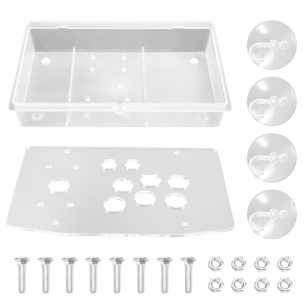 DIY Arcade Joystick Acrylic Panel Case for Arcade Game Machine DIY-image-OPC-PGZ5F99-NEW