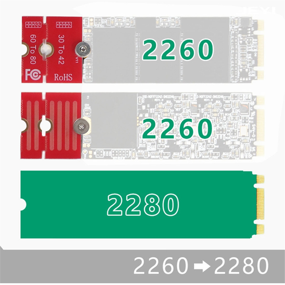 Photos - Other for Computer M.2 NGFF NVME SSD Extension Bracket Transfer