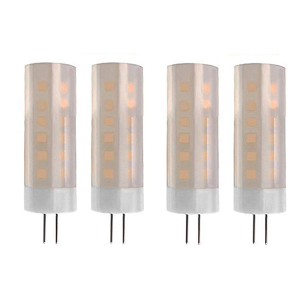 Lot de 4 ampoules G4 1400-1800 K 12 V basse tension AC/DC 12 V