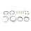 Exhaust Flange Install Kit Flanges Gaskets Nuts Washers for 1