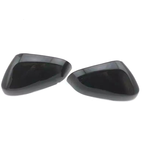 For S60 V40 Gloss Black Side Rearview Mirror Cover Caps 1