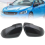For S60 V40 Gloss Black Side Rearview Mirror Cover Caps 6