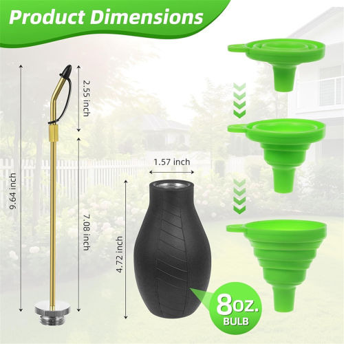 Diatomaceous Earth Powder Duster, Garden Powder Applicator 2