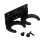 Suporte para microfone para pedestal de microfone montado na parede com clipe para pendurar microfone 1