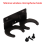 Suporte para microfone para pedestal de microfone montado na parede com clipe para pendurar microfone 5