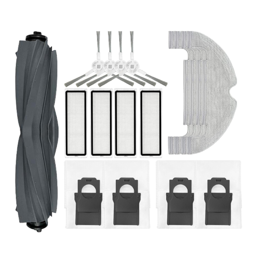 pour D10 Plus Brosse latérale principale Filtre HEPA Tampon de vadrouille Sacs à poussière