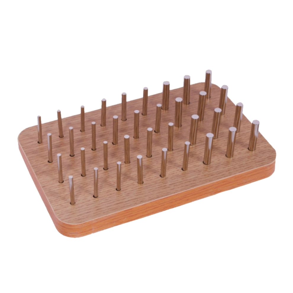 Sem Marca 36-Hole Wooden Pegboards For Finger Dexterity