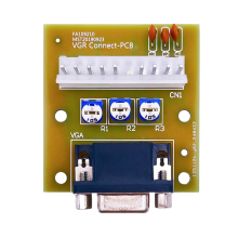 Placa conversora de vídeo para monitor adaptador CGA para VGA ou VGA para CGA