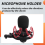 Universal Microphone Shock Mount Adjustable Microphone Stand 4