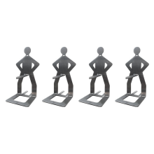 4 stücke Lustige BBQ Zubehör Hot Dog Wurst Stand Halter 20,5x7,5 cm