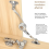 Kitchen cabinet door adjustable polished hinges, flip supports,A 3