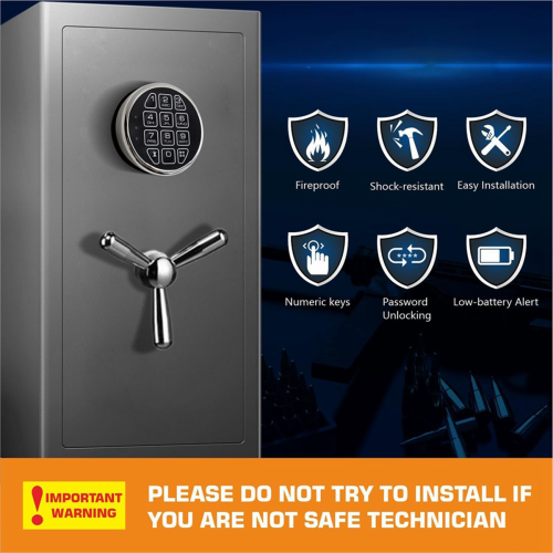 Lock Replacement Chrome Digital Keypad Electronic Lock 2