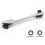 Double Ended Quick Socket Ratchet Wrench Rod Screwdriver Bit Tool 5