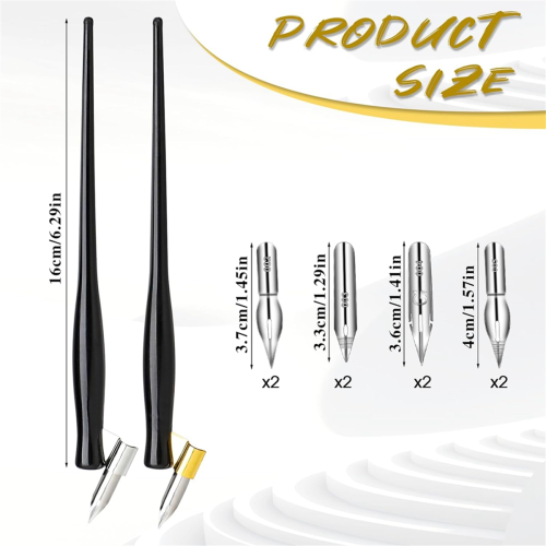 10PCS Schräge Kalligraphie Dip Pen Set Comic Stift Nib Set 1
