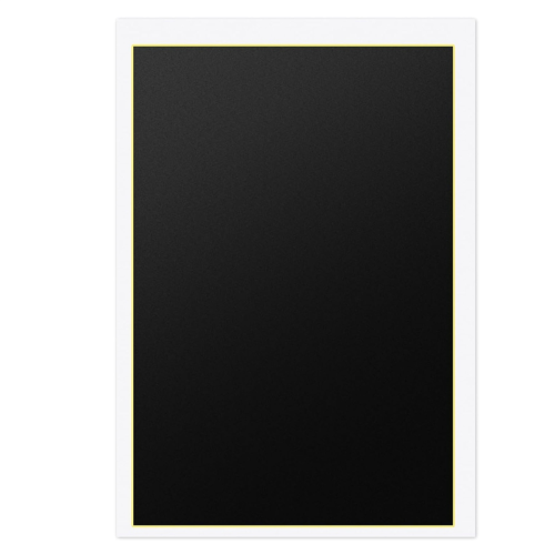 2 folhas de papel para gravação a laser colorido de 15,35 x 10,63 polegadas (preto, 39 x 27 cm)