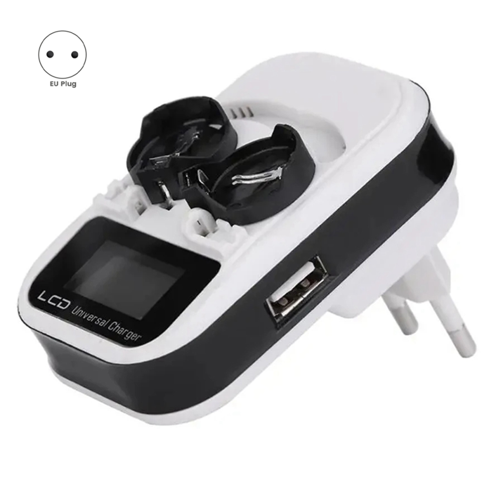 Chargeur de batterie intelligent Chargeur de batterie multifonctionnel Prise UE