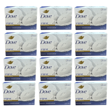 12 x 135g Dove Beauty Cream Original Soap Bar (Larger 135g Bars)