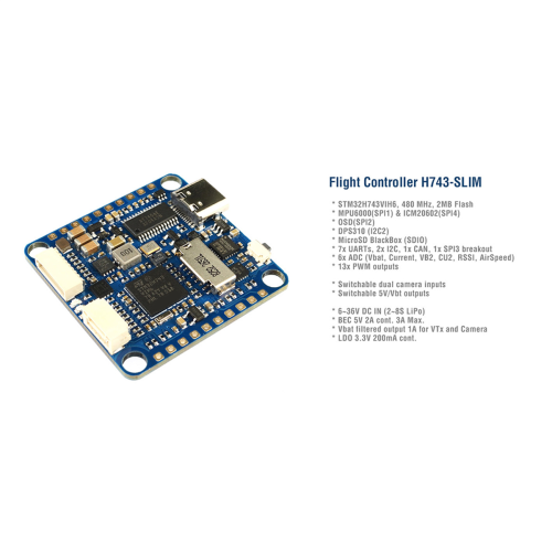 Per il modulo controller FPV H743-SLIM V3 per drone RC 2