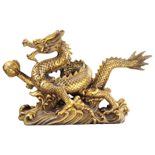 Chinese Feng Shui Dragon Statue for Wealth & Success Good Lucky Gifts