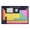 Periodic Table Science Poster with Real Elements, Black 24X16Inch 1