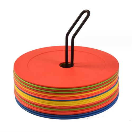 10Pcs Soccer Flat Cones Marker Disc,Speed Agility Training Markers