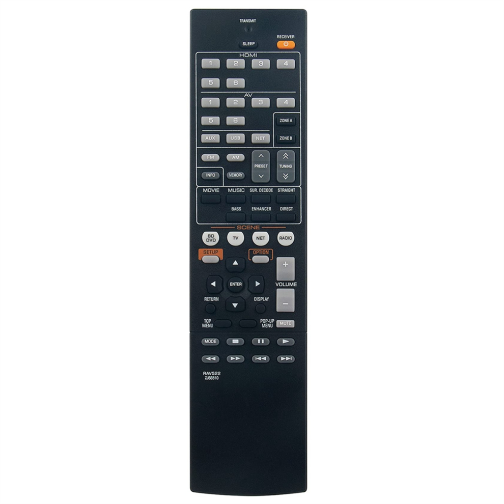 Remote Control Replacement Rav522 For Av Receiver Rx-V477 4853226359454