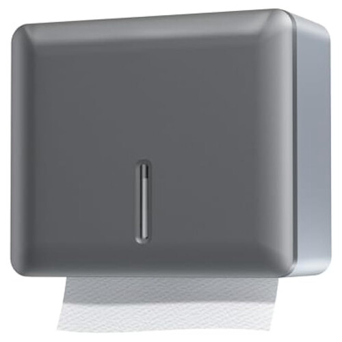 Distributeur Essuie Main Distributeur D'Essuie-Mains PrimeMatik - Bleu Translucide - Pour Papier ZigZag Ou Empilé - Murale Asciugamani Intercalati