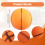 Stille basketbal dribbelen binnen, indoor training schuimbal 7