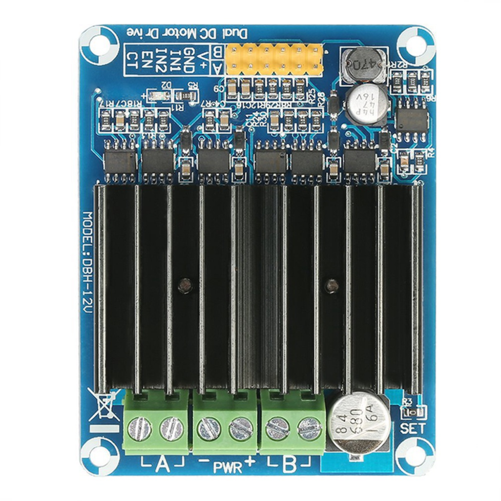 Modulo Controller Driver Motore A Ponte H A 2 Canali DC5-15V 30A DHB-01A