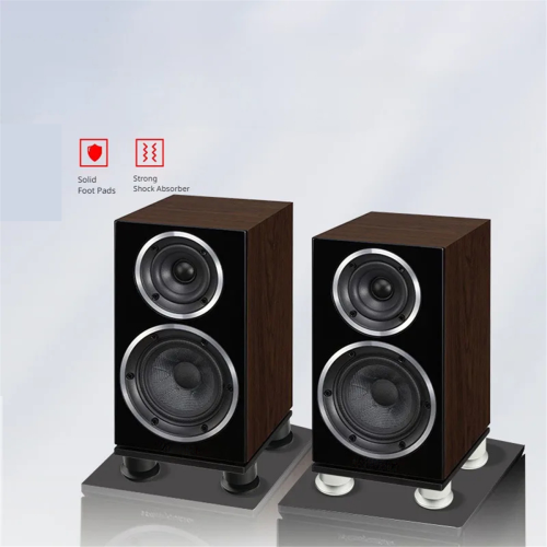 Βάση απόσβεσης Shock Spikes HIFI με ελατήριο, ασημί 2