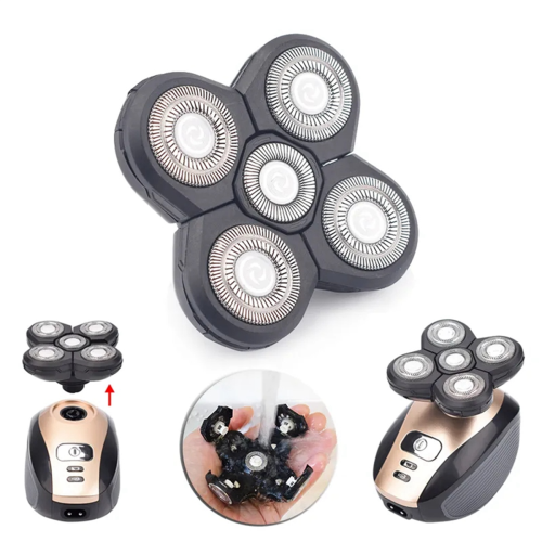 2PCS Replacement Shaver Head Electric Shaver 5 Cutter Floating Head 1
