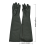 Γάντια αμμοβολής από καουτσούκ για αμμοβολή, αμμοβολή 60cm, μαύρα 5