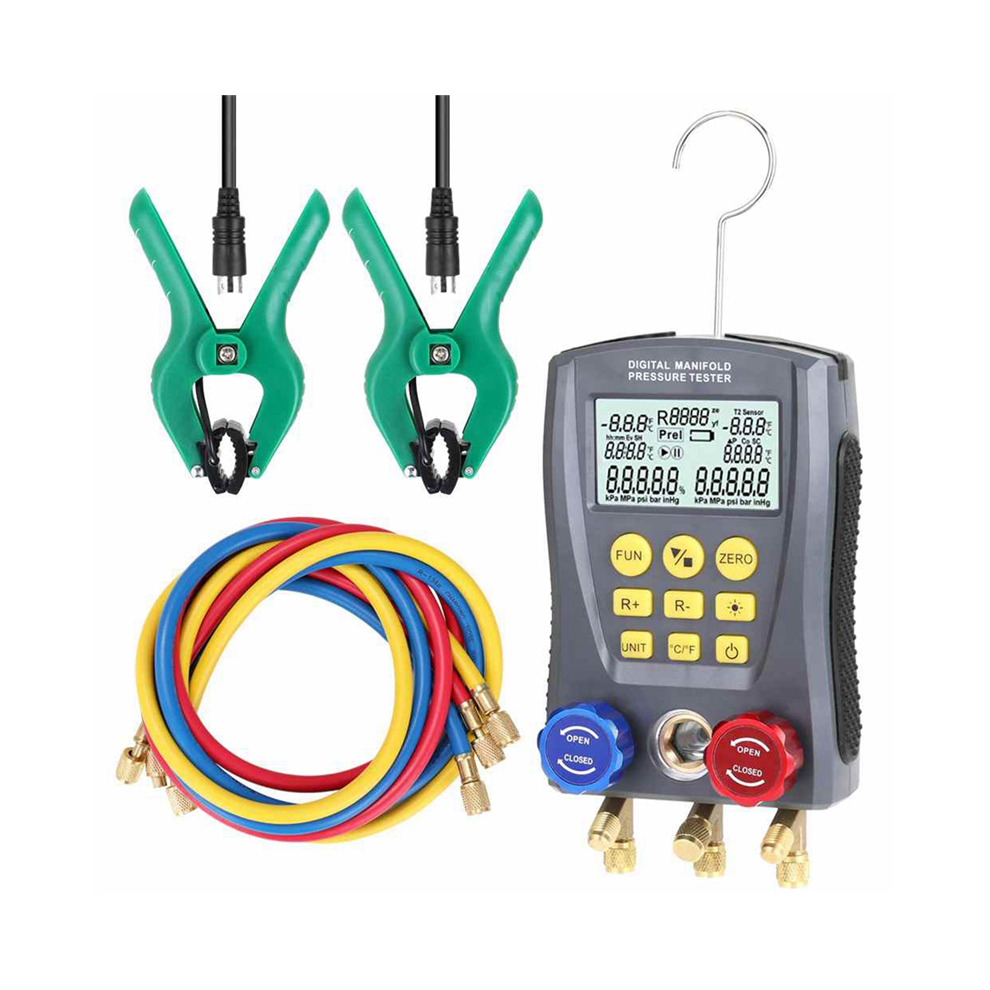 Pressure Gauge Refrigeration Digital Vacuum Pressure Manifold Tester 4853226371357